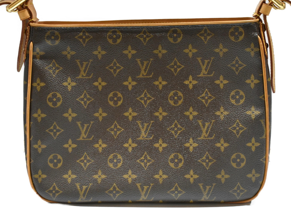 Louis Vuitton Bag Hobo Shoulder Hudson Monogram Crossbody Canvas Brown